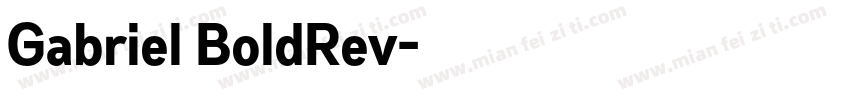 Gabriel BoldRev字体转换